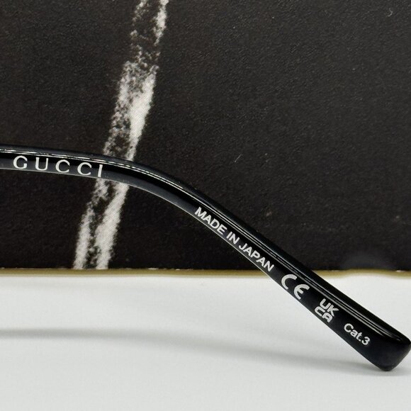 NEW GUCCI GG1876S 003 WOMEN SILVER/GRAY SUNGLASSES GUCCI - Picture 9 of 10